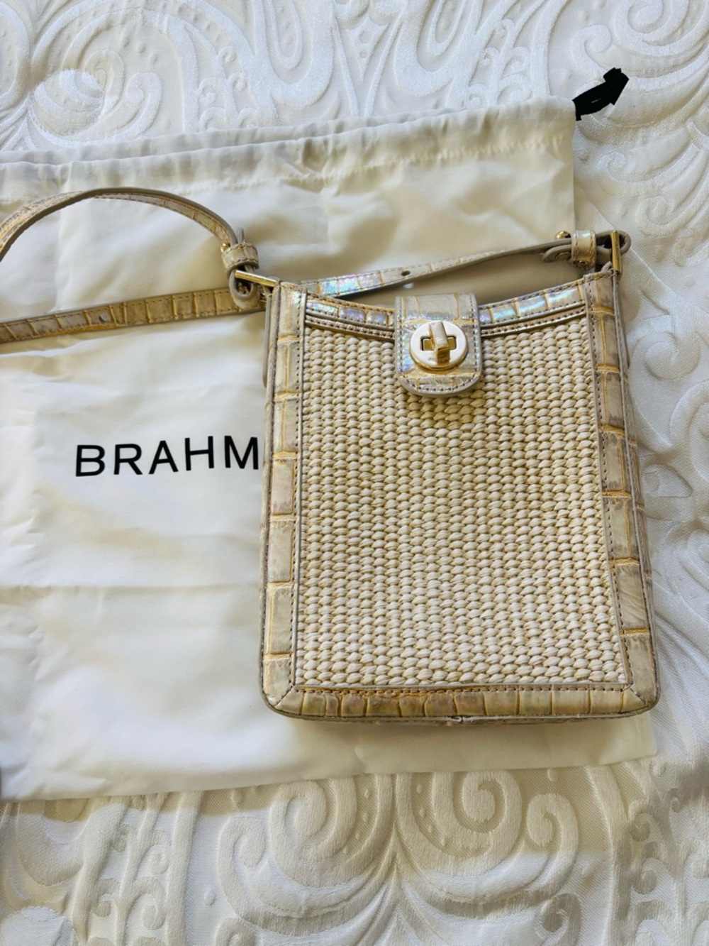 Brahmin Marley crossbody Tiramisu NEW - Picture 3 of 8